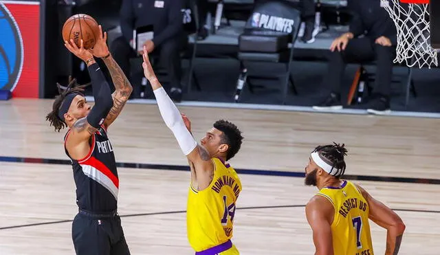 Lakers vs. Portland EN VIVO: sigue AQUÍ el quinto juego por los NBA Playoffs 2020. Foto: EFE.
