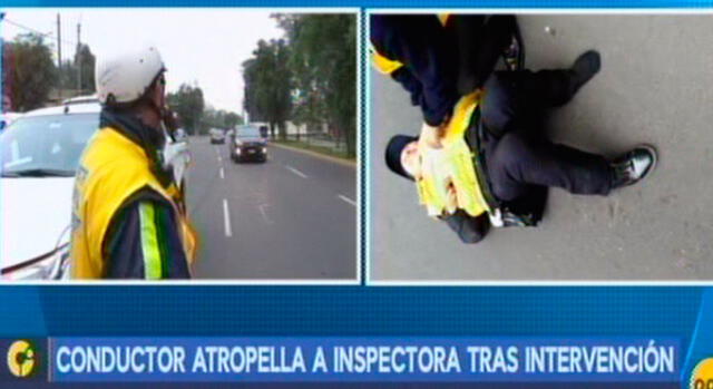 Municipalidad de Lima: conductor atropelló a inspectora e intentó darse a la fuga [VIDEO]