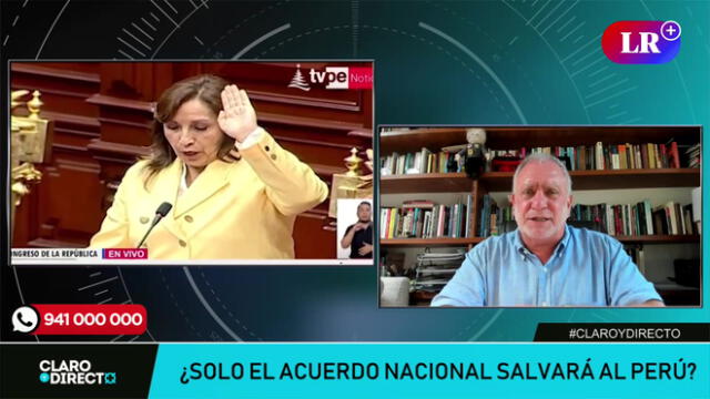 AAR: “El Acuerdo Nacional es un espacio en el que se podrían plantear proyectos para salir adelante”