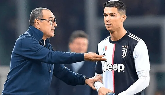 Maurizio Sarri se evaluó al plantel de Juventus y Cristiano Ronaldo tras derrota en la Copa Italia. | Foto: EFE