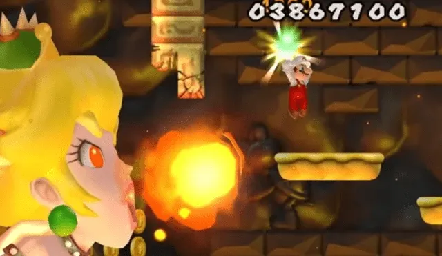 Usuarios crean mod de Bowsette como jefe de New Super Mario Bros Wii [VIDEO]