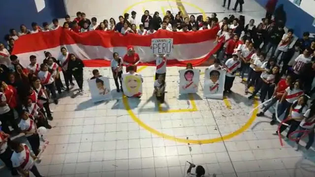 Rusia 2018: alumnos entonaron ‘Contigo Perú’ para alentar a la selección [VIDEO]
