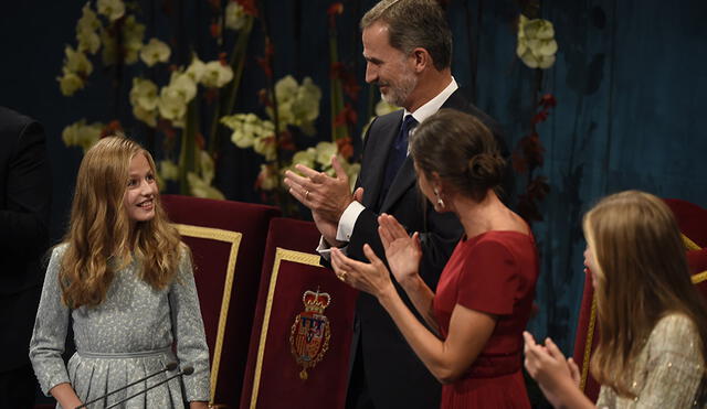 Princesa Leonor, futura reina de España, dio su primer discurso en los Premios Princesa de Asturias