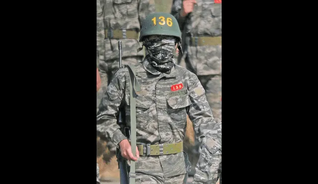 Tottenham : se filtra foto de Heung-Min Son cumpliendo servicio militar en Corea del Sur. Foto: AFP