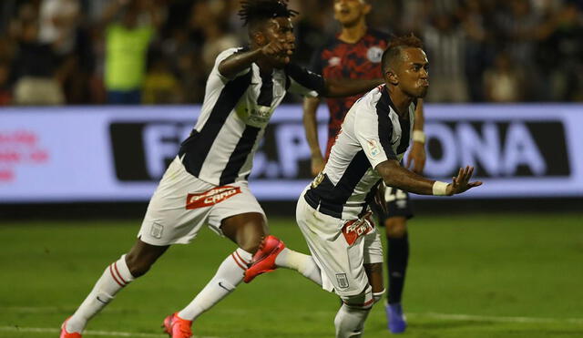 Jozahiño Arroé le dio la victoria a Alianza Lima sobre Deportivo Municipal con un golazo de chalaca. Foto: Movistar Deportes.