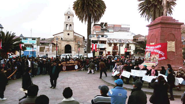 Cusco: Campesinos de Canchis protestan contra el Poder Judicial