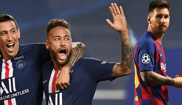 Neymar y Ángel Di María habrían llamado a Lionel Messi para que fiche por el PSG. (FOTO: AFP/Composición La República).