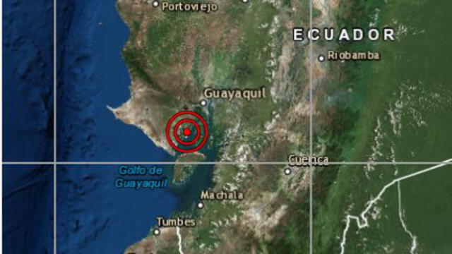 Tumbes registró sismo de magnitud 5,9
