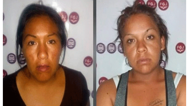 Ana Laura Jaramillo Villegas y Alhelí Mendoza Pérez, autoras intelectuales del crimen. Foto: Fiscalía General de Justicia del Estado de México.