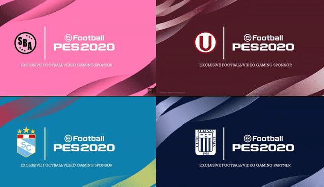 Alianza Lima, Sporting Cristal, Universitario y Sport Boys son los clubes peruanos con licencia exclusiva en PES 2020.