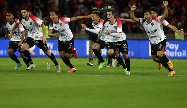 Los rojinegros avanaron a la siguiente etapada de la Copa Sudamericana. Foto: EFE