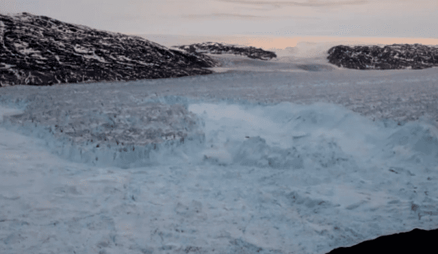 YouTube: un iceberg del tamaño de Manhattan se desprende en Groenlandia [VIDEO]