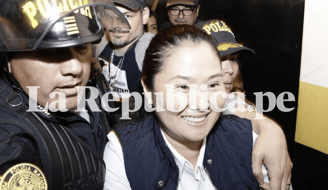 Keiko Fujimori salió de penal de Chorrillos tras cumplir prisión preventiva