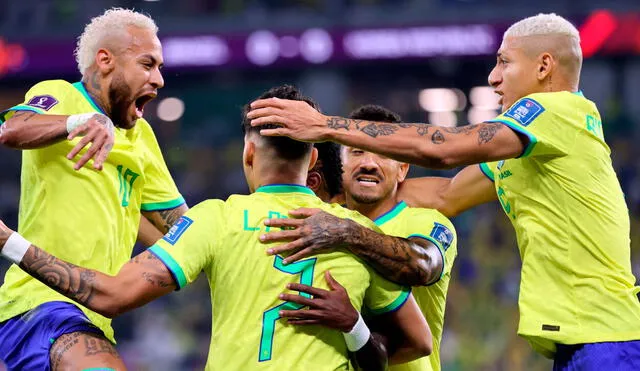 Brasil liquidó rápidamente a Corea del Sur en el Mundial Qatar 2022. Foto: EFE
