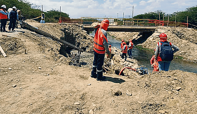 Proyecto. Construcción de tres puentes peatonales en el río Valle Viejo de Olmos es observado.
