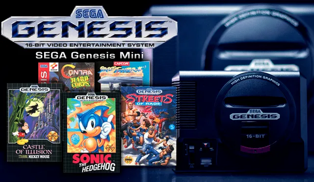 Los 42 juegazos con los que llega la Sega Genesis Mini. Revisa fecha de llegada y precio en Perú.