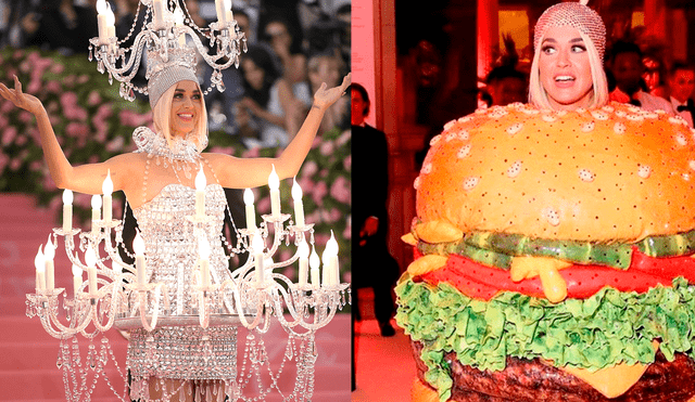 Katy Perry de candelabro en la MET Gala 2019 y de hamburguesa en el after [VIDEO]