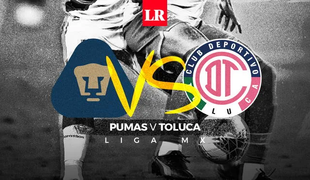 Pumas vs. Toluca se enfrentará en el Estadio Olímpico Universitario. Composición GLR/Fabrizio Oviedo