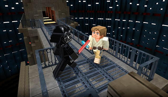 El contenido del DLC de Star Wars está basado en la trilogía clásica de películas. Foto: Minecraft