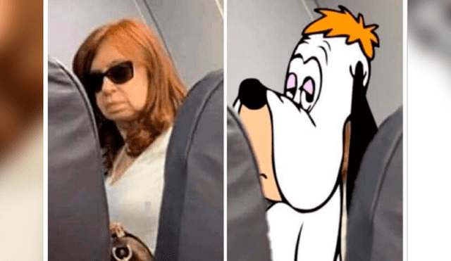 La expresidenta de Argentina Cristina Fernández de Kirchner fue comparada con Droopy.