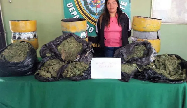 Chimbote: Detienen a joven por trasladar 13 kilos de marihuana en balones de gas 