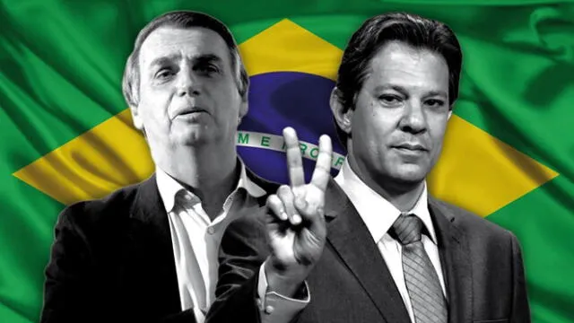 Habrá segunda vuelta: 46,55% logra Bolsonaro y 28,58% Haddad