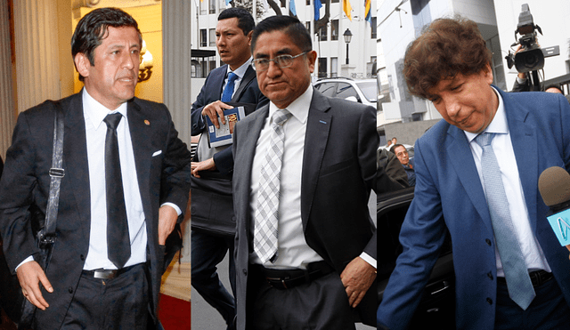 PJ declaró fundado recalificación de delitos contra Hinostroza, Aguila y Noguera