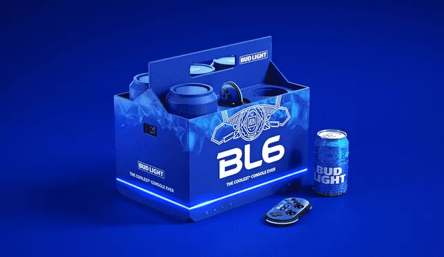 La nueva BL6 incluye koozies de aluminio para mantener fría la cerveza. Foto: Bud Light
