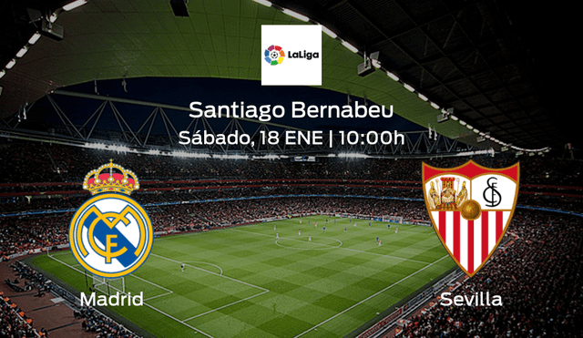 Real Madrid superó a Sevilla por 2-1 en la fecha 20 de la Liga Santander