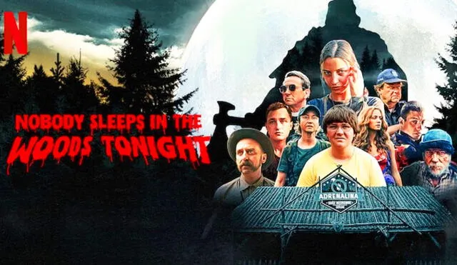 Nobody sleeps in the woods tonight rinde tributo al cine slaser. Foto: Netflix