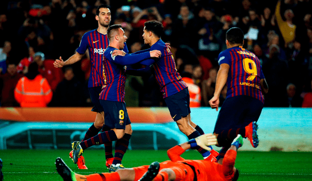Barcelona vs Sevilla: Coutinho le dio vuelta a la serie con soberbio cabezazo [VIDEO]