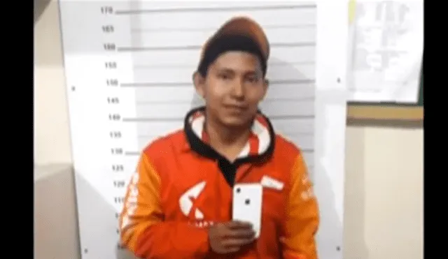 Joven trabajador fue detenido por comprar celular robado [VIDEO]