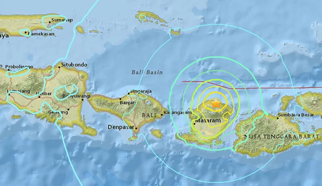 Indonesia: Terremoto de 7,0 vuelve a sacudir Lombok y temen por tsunami