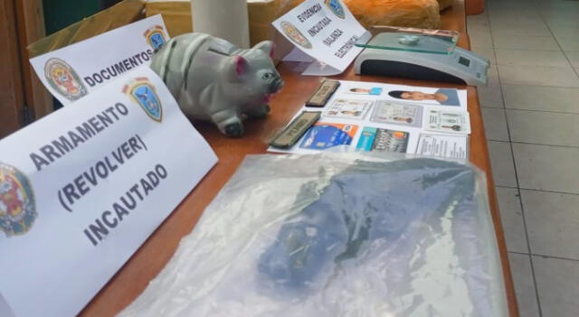 Policía incautó diversos bienes utilizados para el tráfico de drogas en Cusco. Foto: PNP