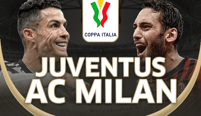 Juventus vs. AC Milan en VIVO por la Copa de Italia | Foto: Composición GRL/EFE/AFP