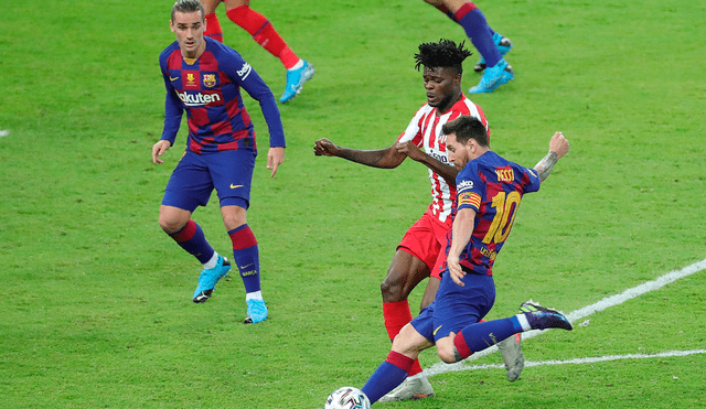 Gol de Messi en el Barcelona vs Atlético de Madrid