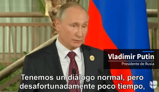 Vladimir Putin y su particular opinión sobre los "modales" de Donald Trump [VIDEO]