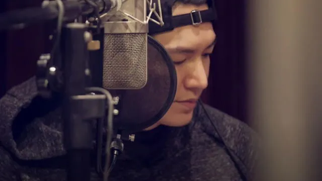 Lee Min Ho durante la grabación de "Always" en el 2017. Foto: captura Youtube