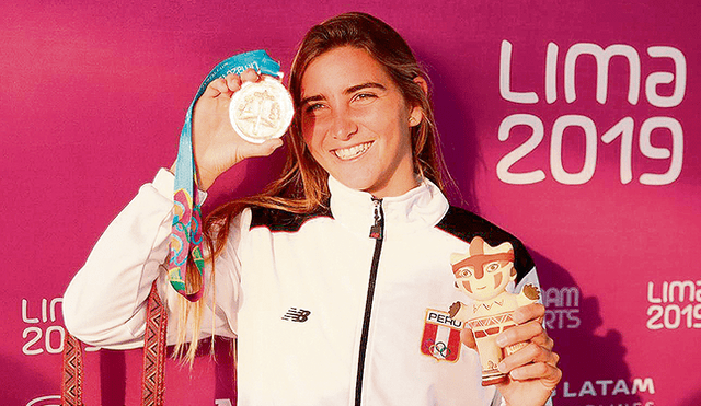 Especial. Bazo consiguió la medalla de plata en Lima 2019.