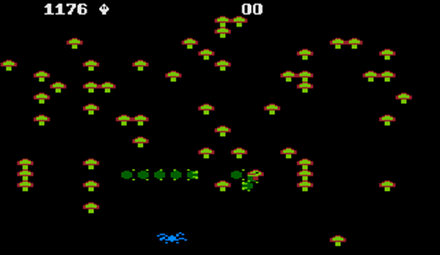 Centipede, un clásico videojuego lanzado por Atari. Foto: Centipede.