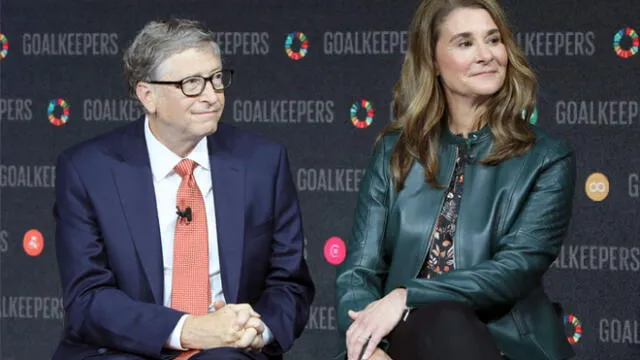 Bill y Melinda Gates. Foto: AFP.