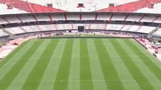 River vs Boca: así luce el césped del Monumental para la 'Superfinal' [VIDEO]
