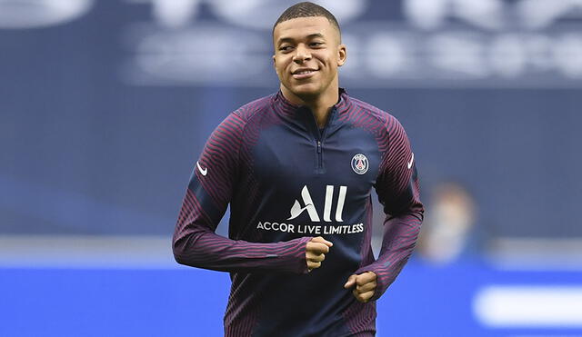 Kylian Mbappé envió mensaje en redes sociales tras victoria del Lyon sobre Manchester City en la Champions League. Foto: AFP