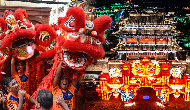 El Año Nuevo Chino también se conoce como Año Nuevo Lunar. Foto: composición La República/AFP