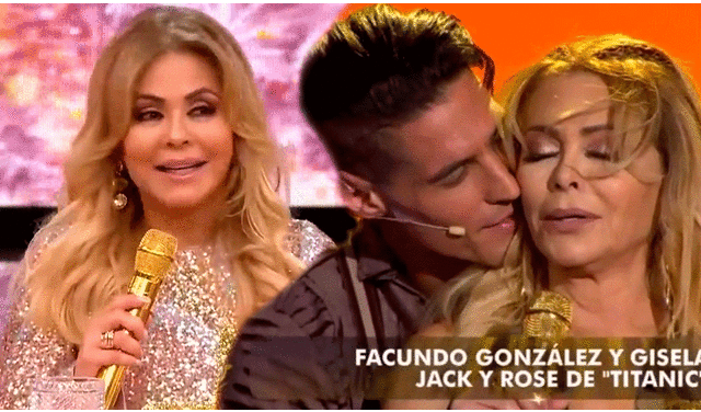 Gisela Valcárcel y Facundo González formaron más que una amistad en "El gran show". Foto: composición LR/América TV