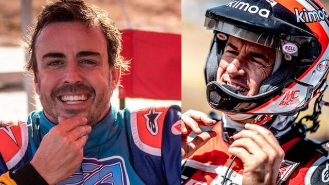 Fernando Alonso y Marc Coma competirán con Toyota en el Dakar 2020. Foto: composición