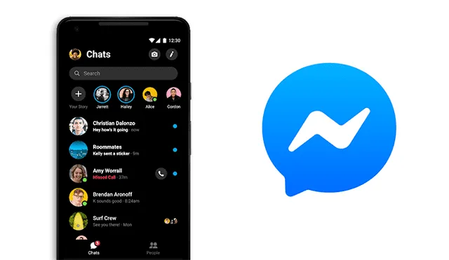 Facebook Messenger estrena nuevo diseño simplificado.