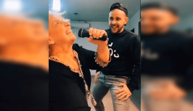 Desliza a la izquierda para ver más de esta divertida coreografía que realizaron esta mamá junto a su hijo. (Foto: captura)