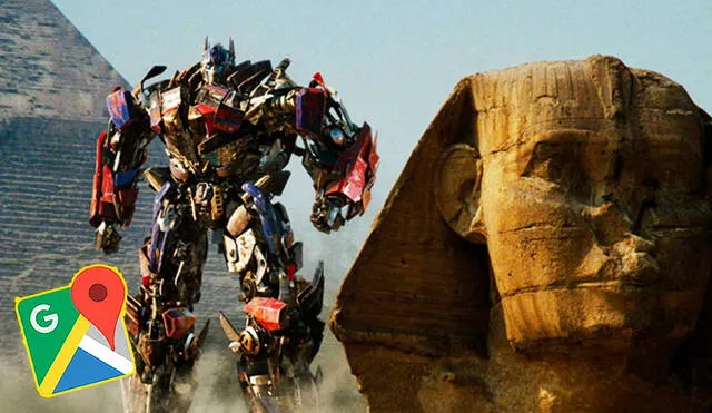 Desliza las imágenes para ver cómo luce una de las famosas locaciones mostradas en Transformers 2. Foto: captura de YouTube/Transformers