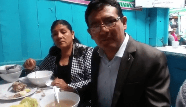 Elecciones 2018: Henry López desayuna en el mercado Ráez Patiño [VIDEO]
